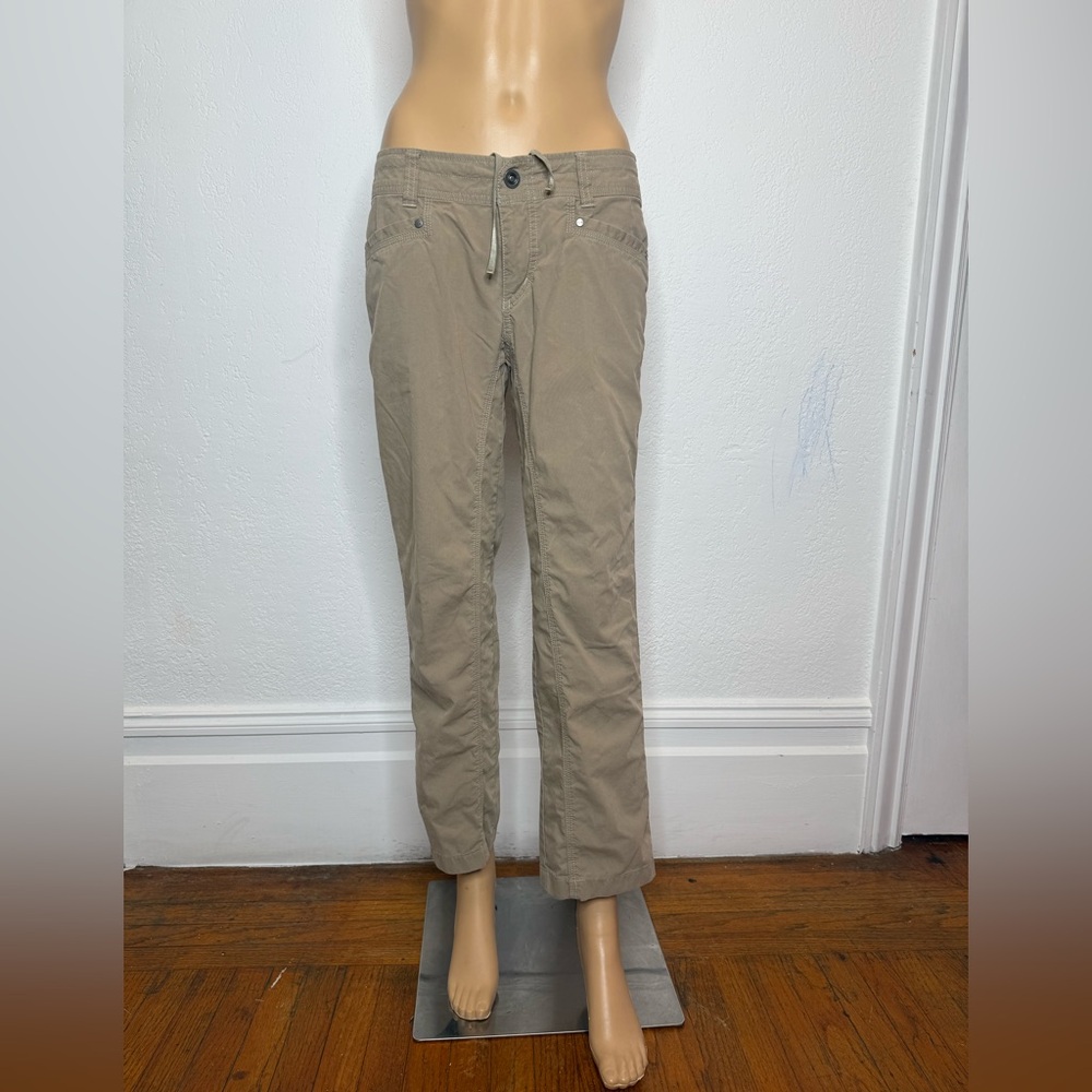 Kuhl Vintage Patina Dye Pants Women’s Size 8R Tan 27” Inseam